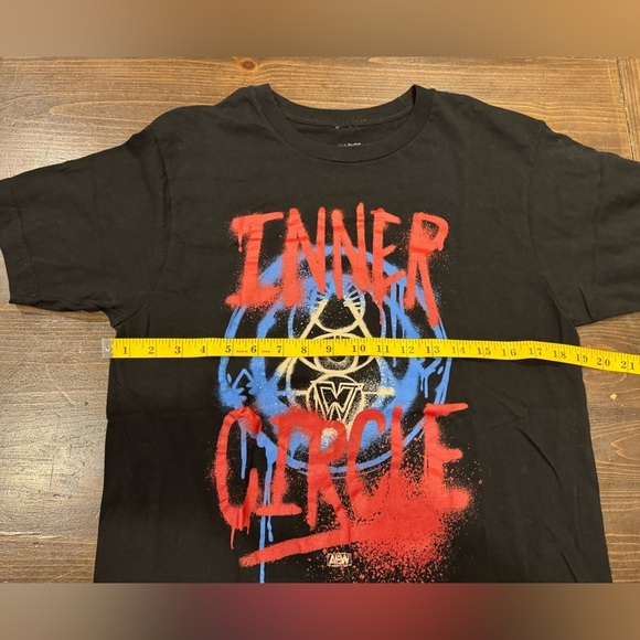 AEW Inner Circle Logo Chris Jericho Wrestling Hagar Ortiz T-Shirt - Picture 6 of 7